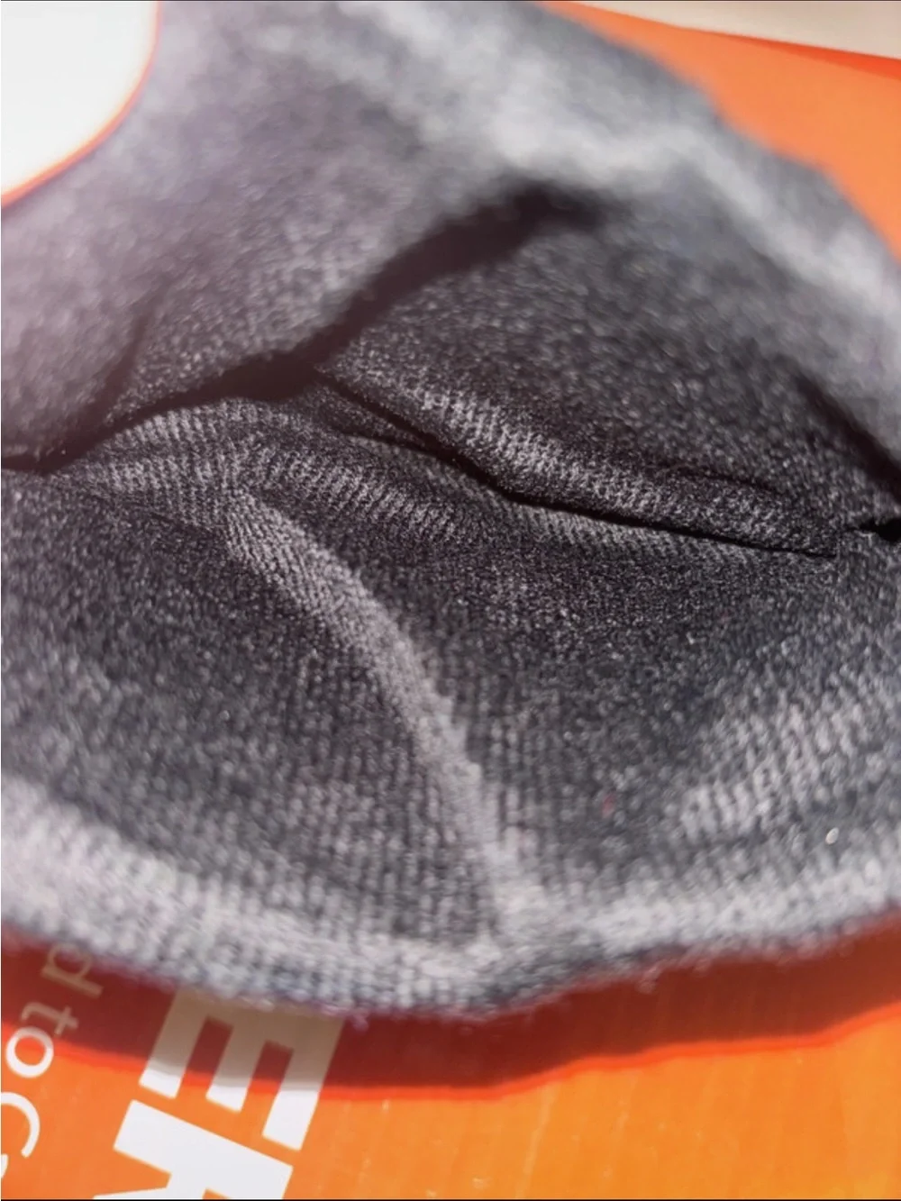 Kids Black Beanie Hat with Smiley Patch